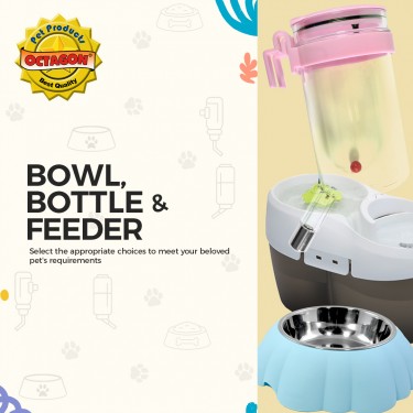 Pet Bowl, Bottle & Feeders