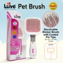 Luve Revolable Slicker Brush With Coated Pint Tip