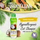 Tropiclean Shampoo Hypoallergenic Cat