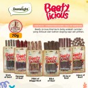 Dentalight Beefy Licious Premium Jerky Snack Treats