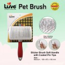 Easy Cleaning Slicker Brush With Coated Pin Tips