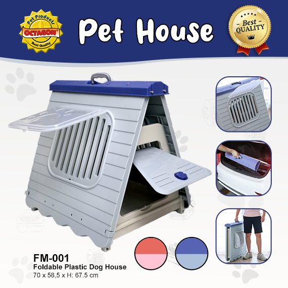 Foldable Plastic Dog House FM-001