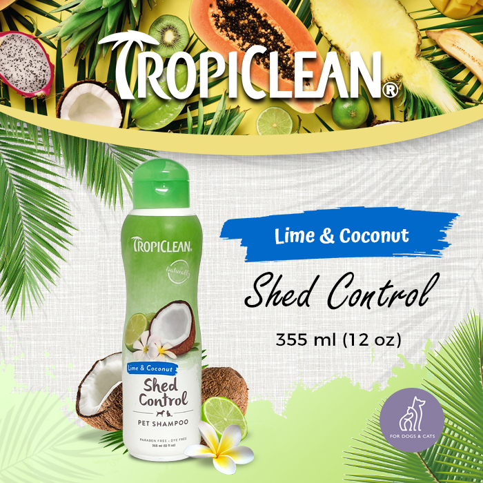 TROPICLEAN SHAMPOO SHED CONTROL