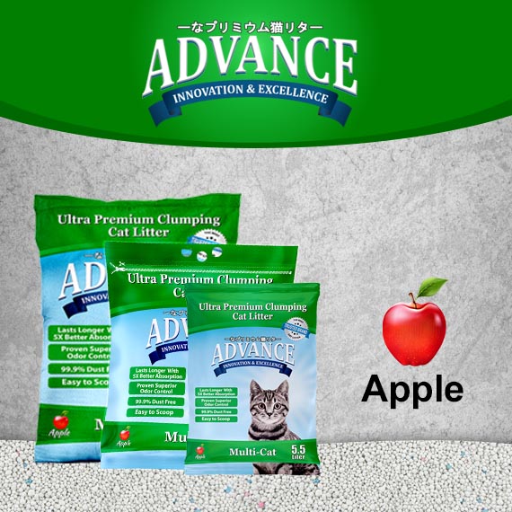 Advance Bentonite Cat Litter Apple 