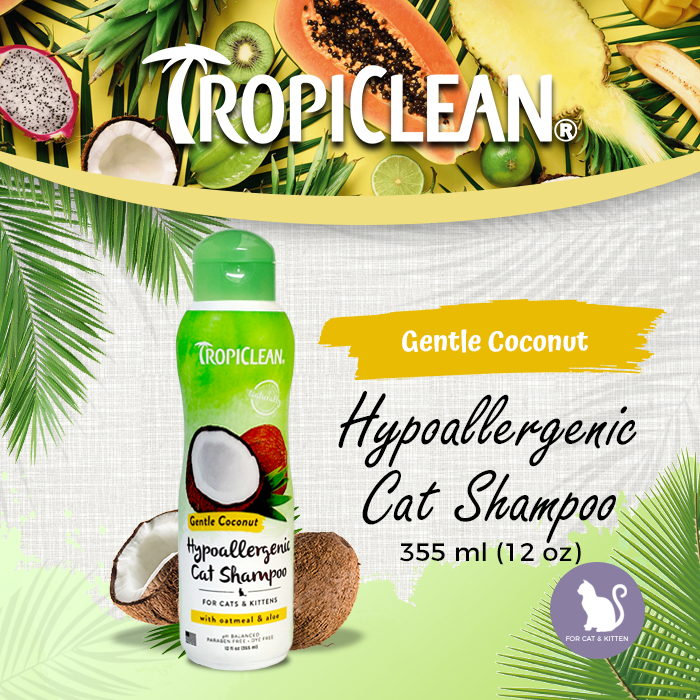 TROPICLEAN SHAMPOO HYPOALLERGENIC - CAT