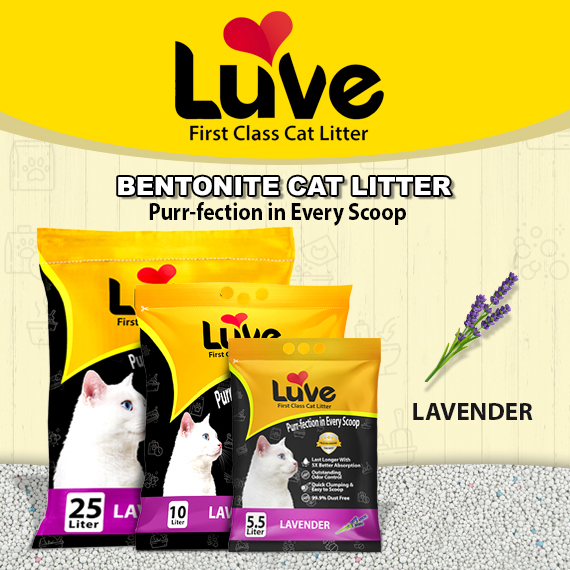  Luve Bentonite Cat Litter Lavender